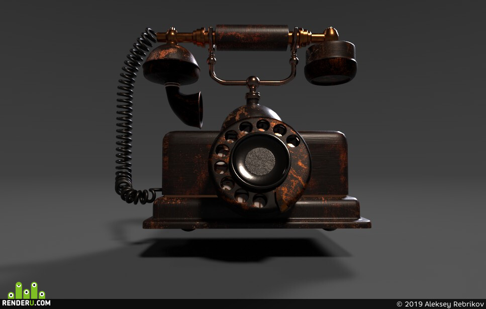 Aleksey Rebrikov. old phone