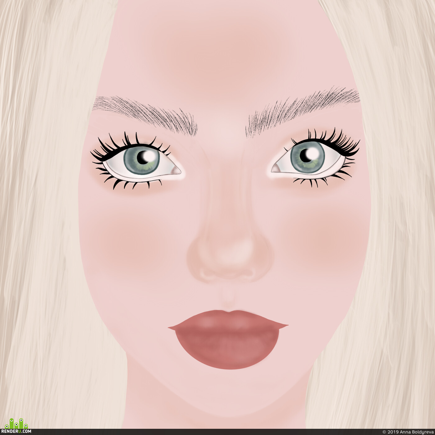 Anna Boldyreva. Girl