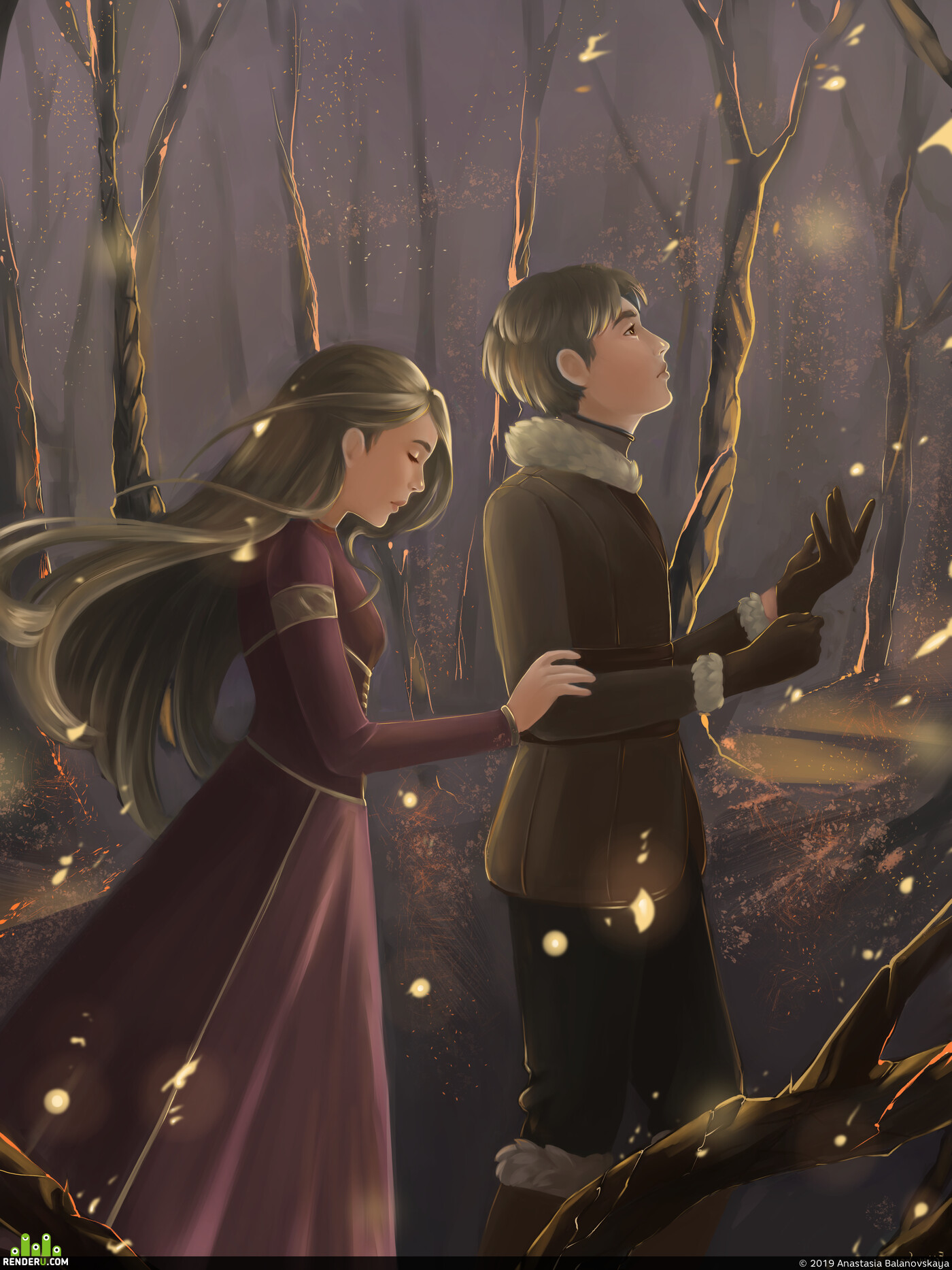 Anastasia Balanovskaya. Illustration for the book
