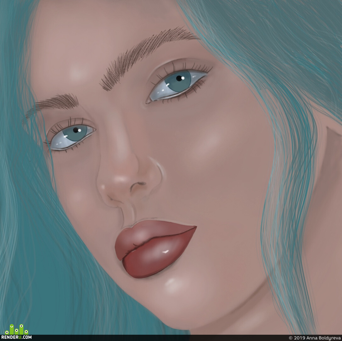 Anna Boldyreva. Face