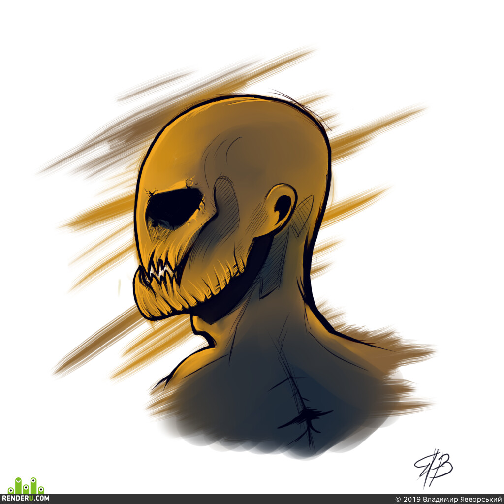 Владимир Явворський. Skull