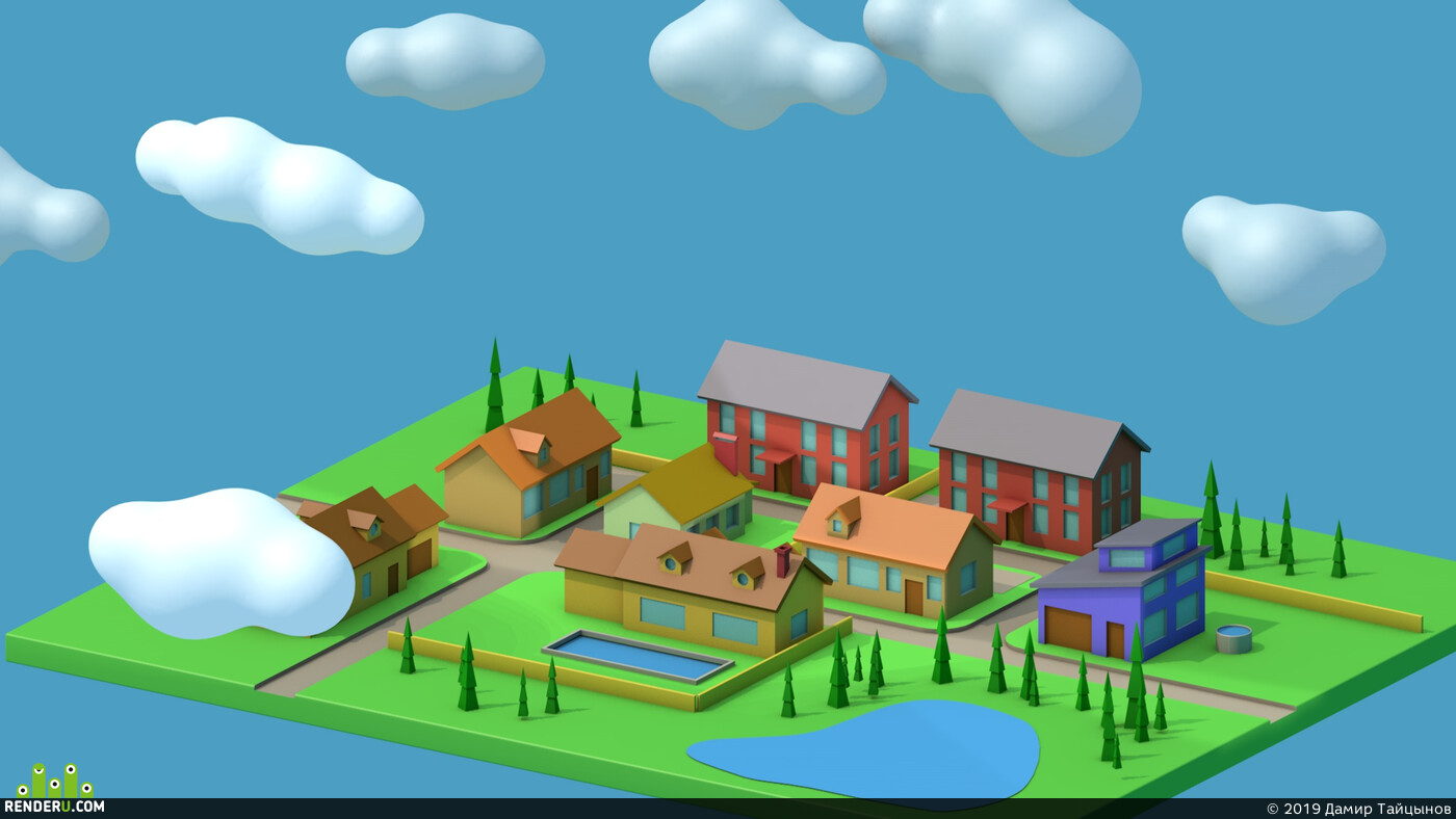 Дамир Тайцынов. Country town