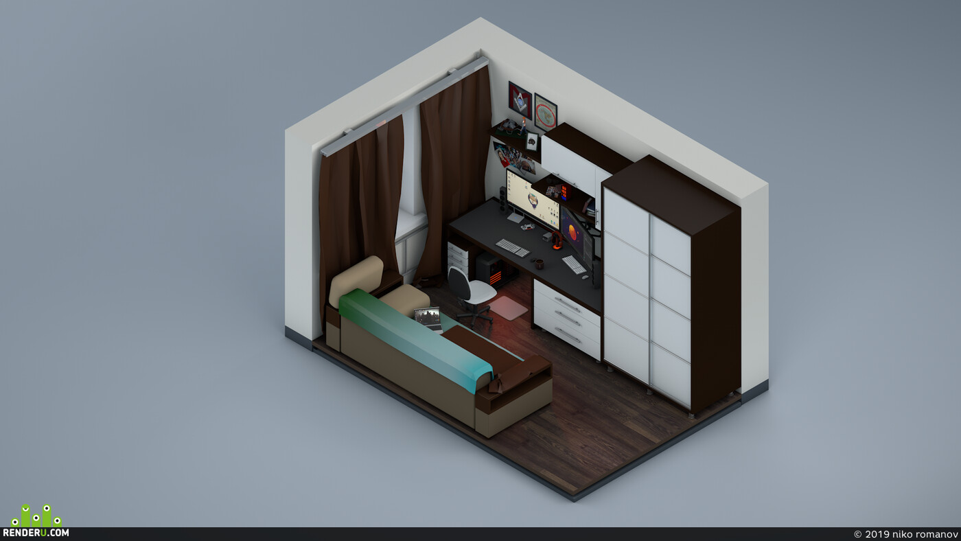 niko romanov. My room: Моя комната