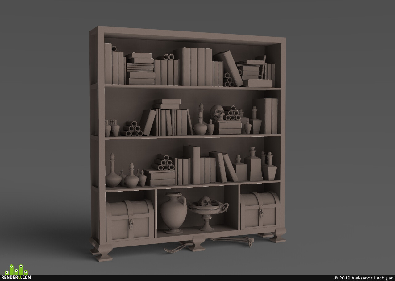 KaRaS|XAA. Cabinet with magic items