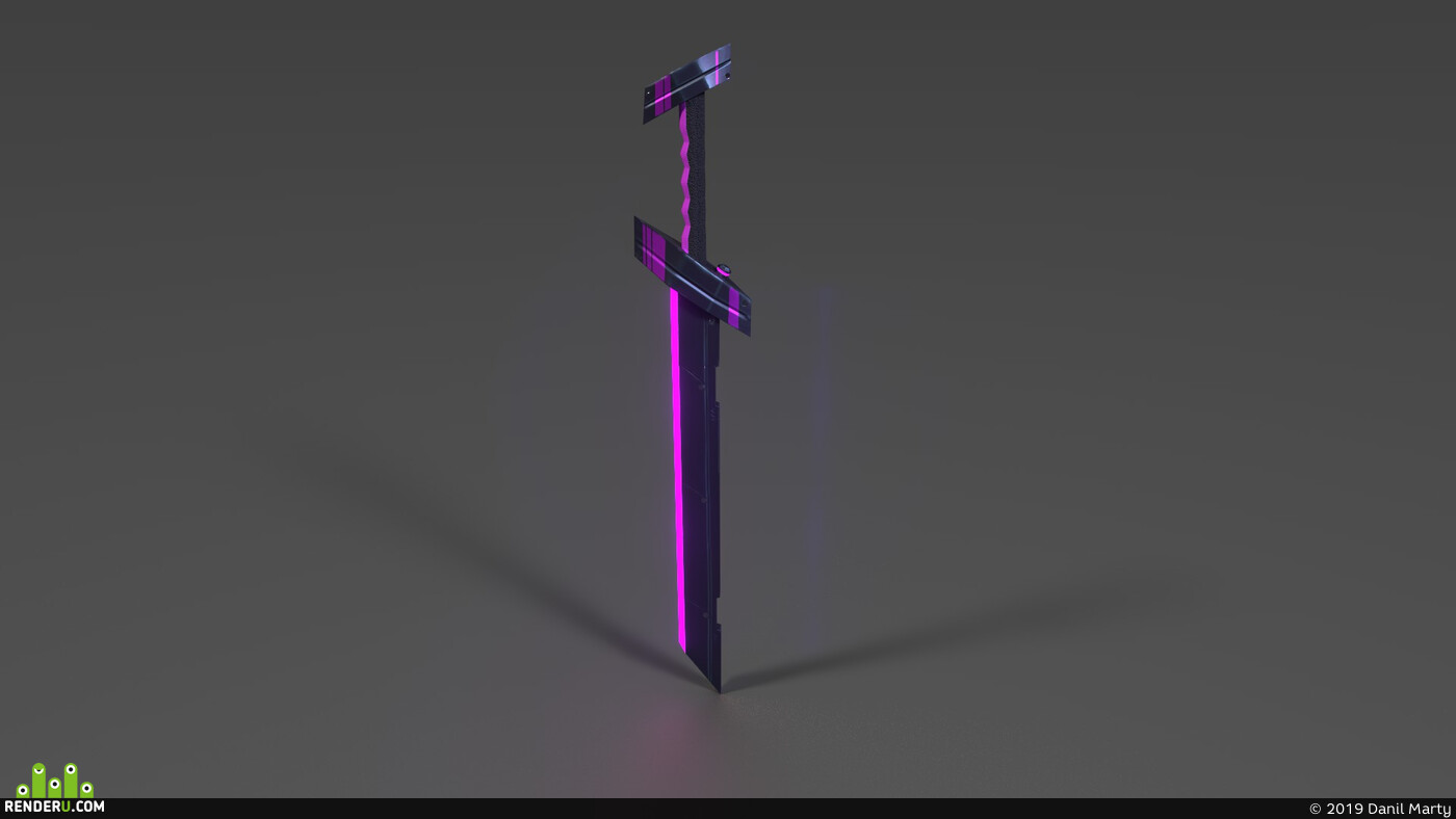 Danil Marty. Sci-fi sword