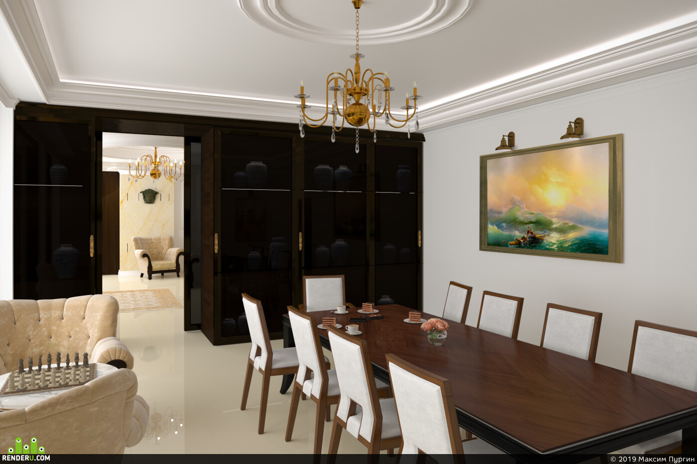 Максим Пургин. Das Wohnezimmer