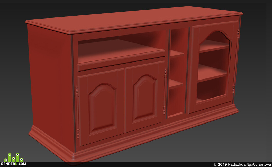 Nadezhda Ryabchunova. TV stand