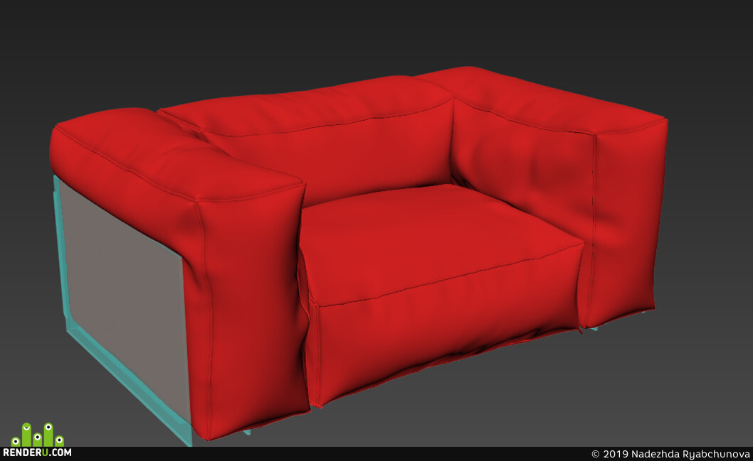 Nadezhda Ryabchunova. armchair