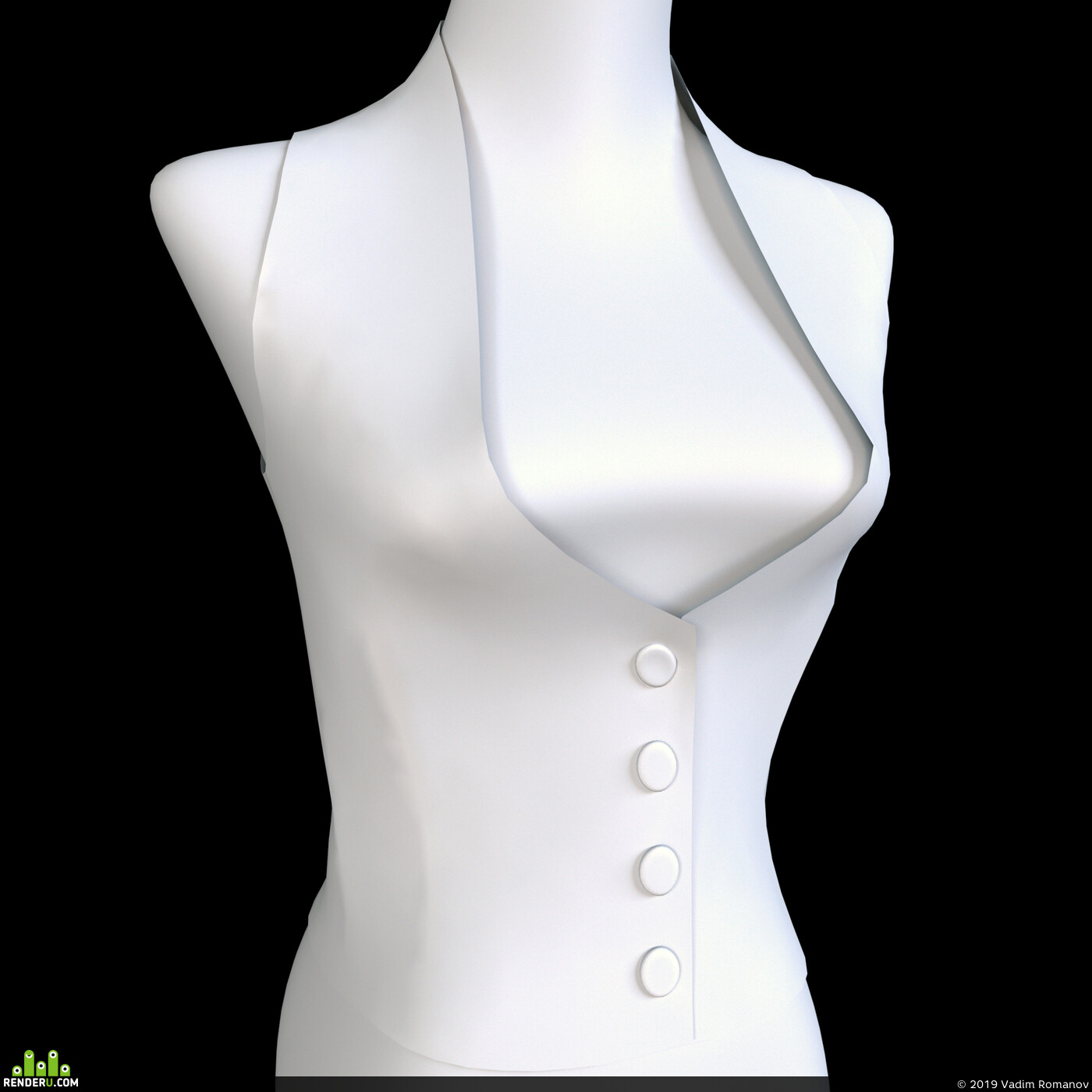 Vadim Romanov. Women's vest.