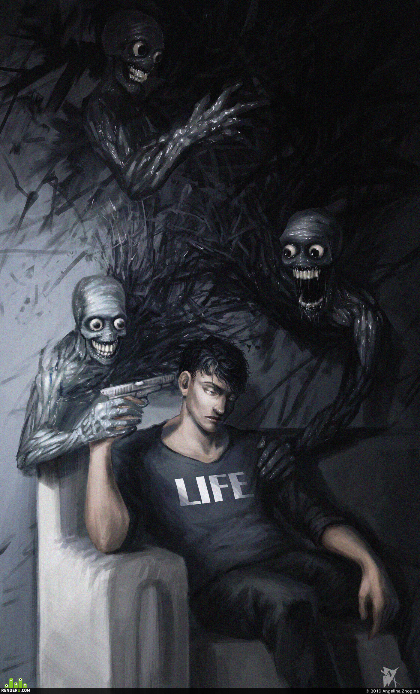 Angelina Zhogina. Despair