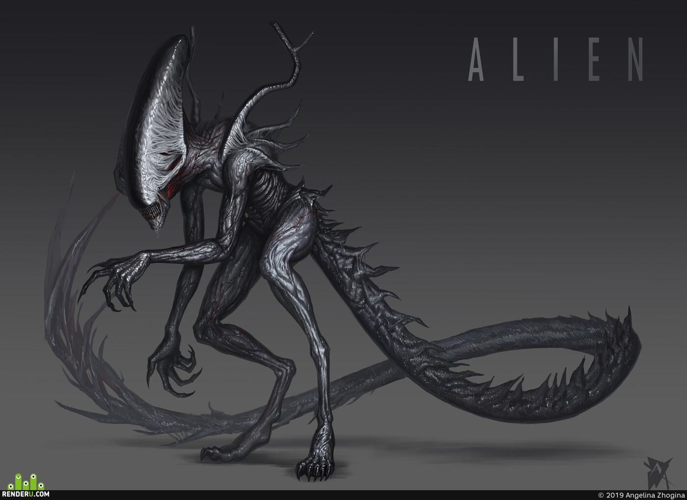 Angelina Zhogina. Alien