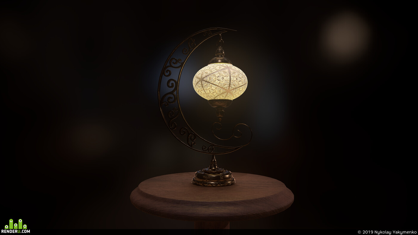 Nykolay Yakymenko. Turkish Lamp