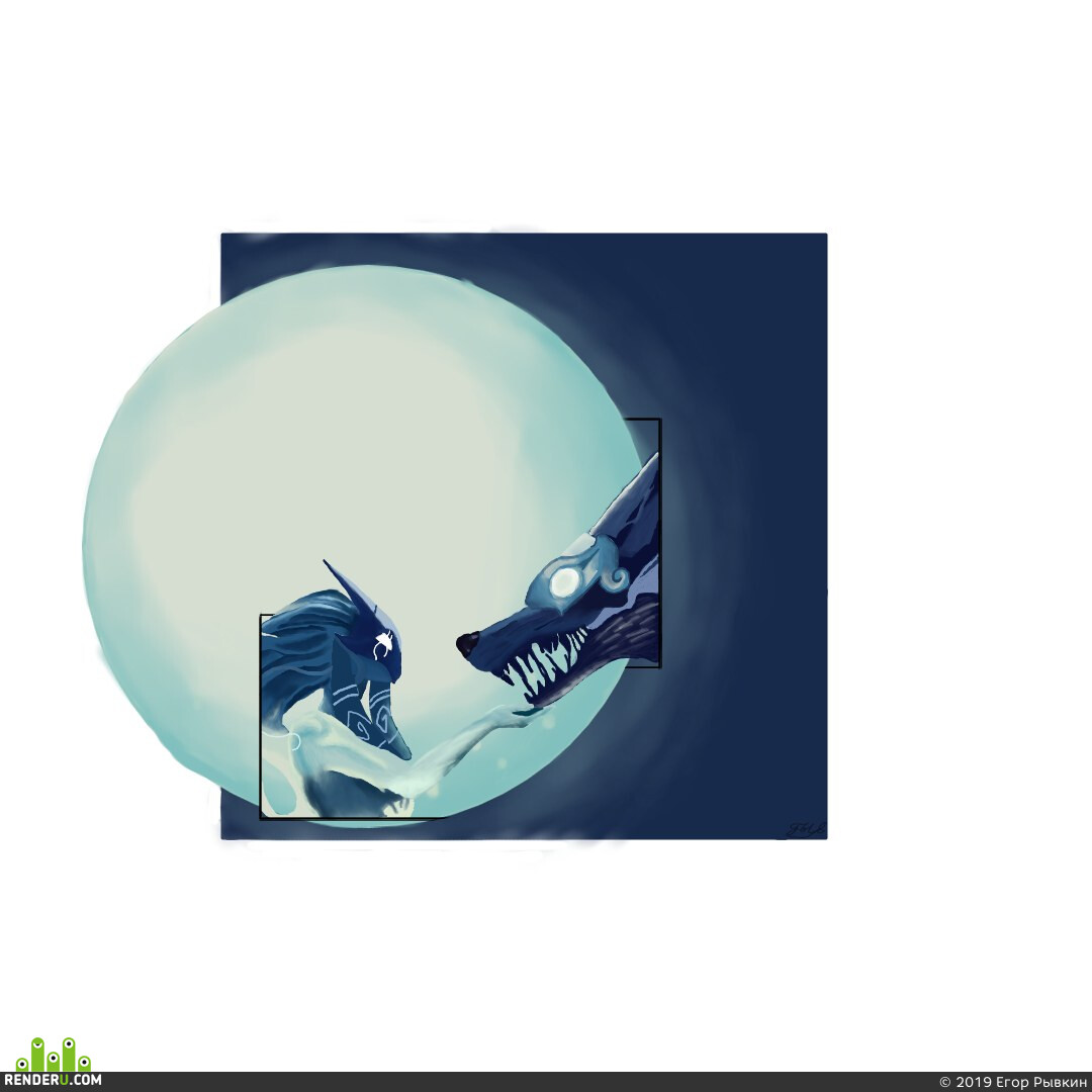 Егор Рывкин. Kindred league of legend