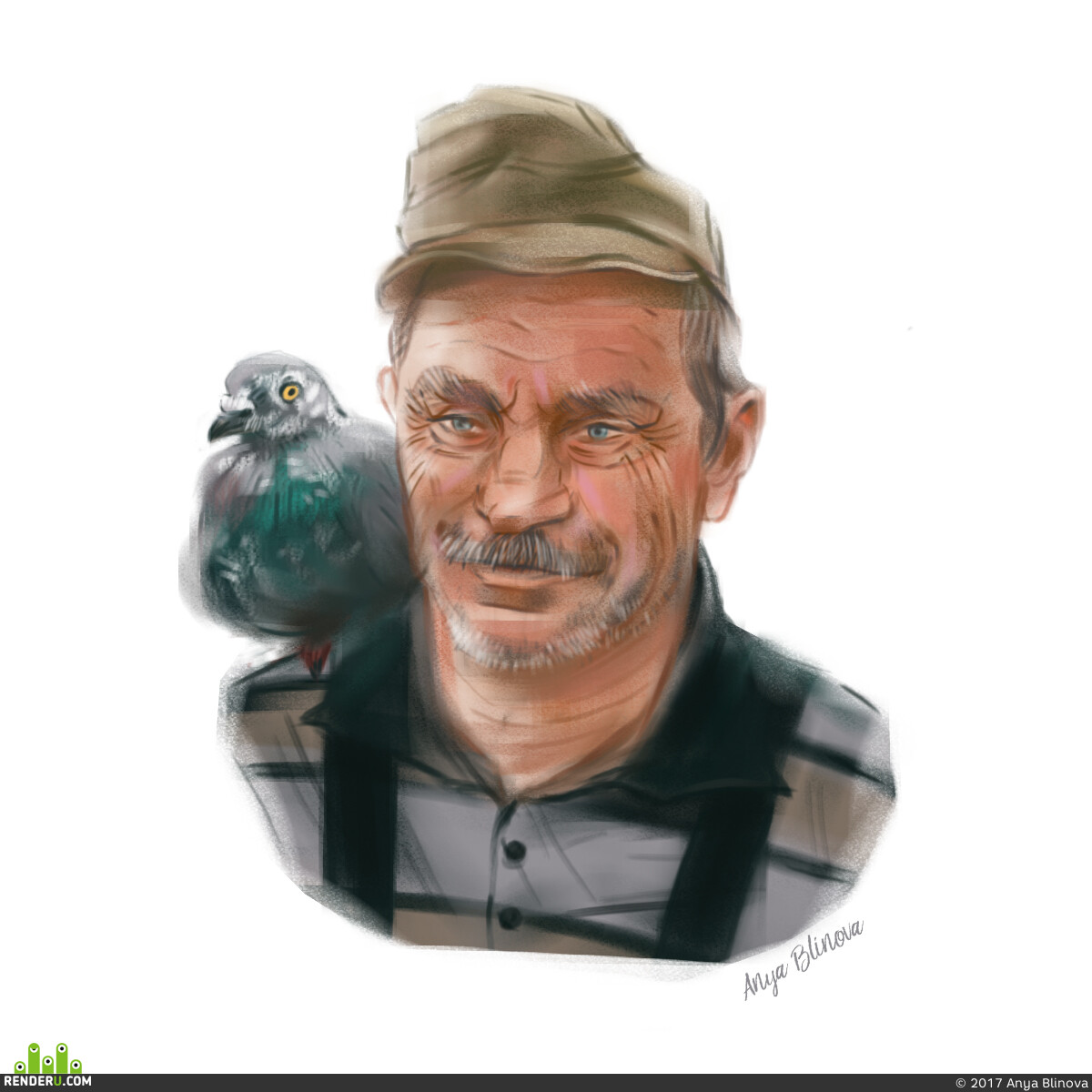 Anya Blinova. Uncle Sasha