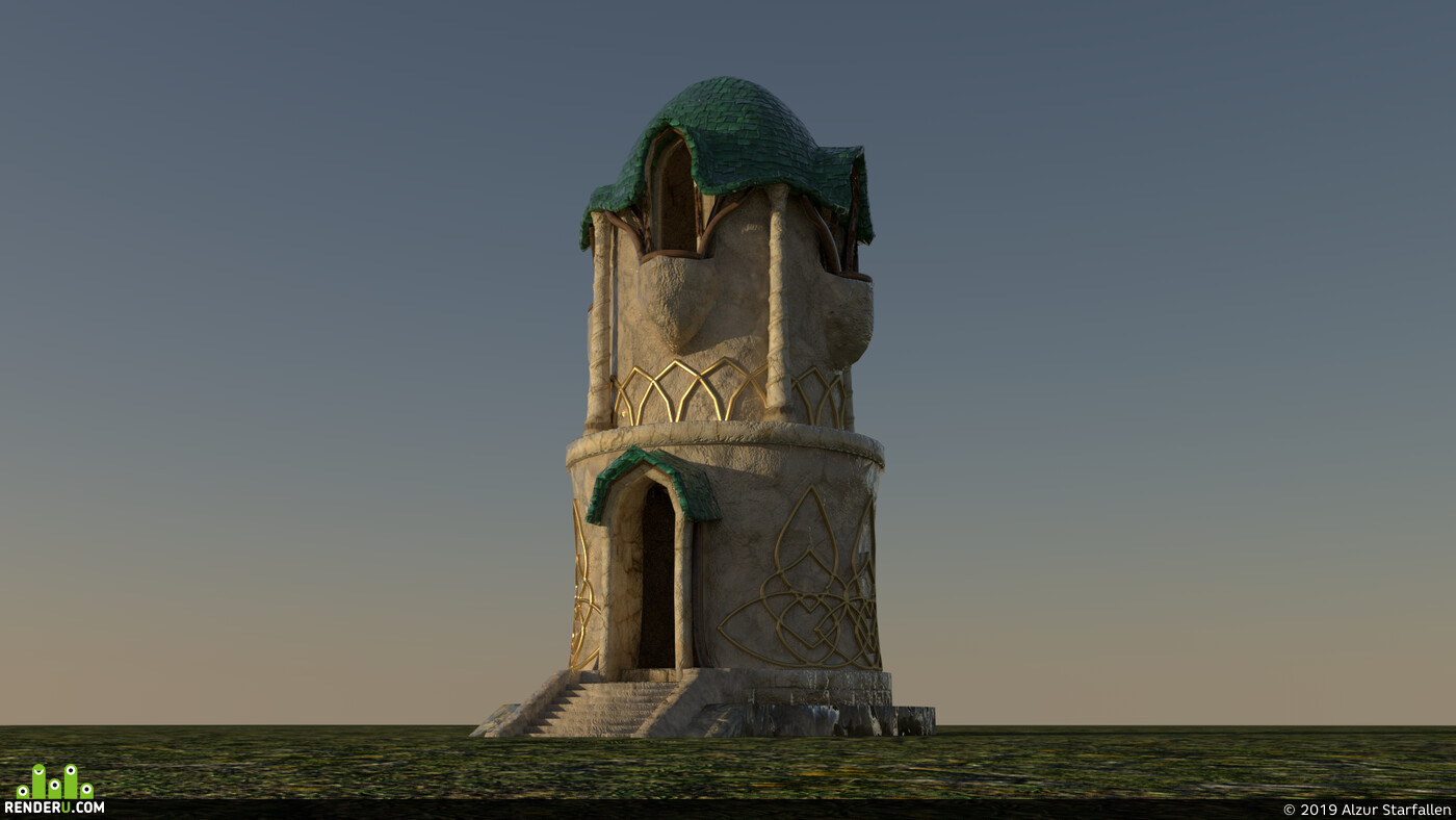Alzur Starfallen. Elf house
