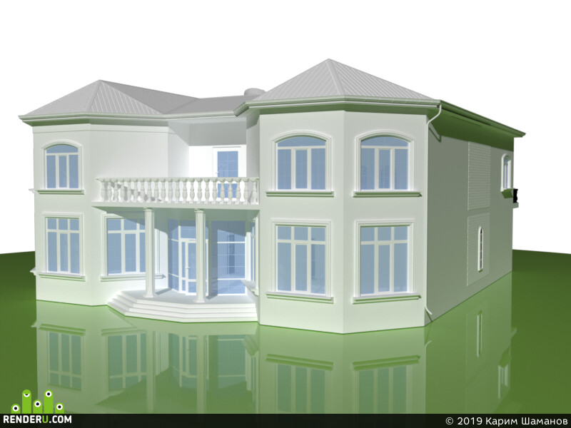 Карим Шаманов. 3D house
