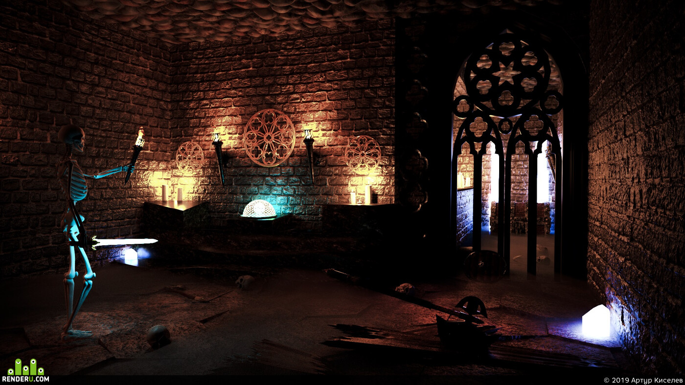 Артур Киселев. DANGEON (Fantasy, new level for Dark souls = ) )