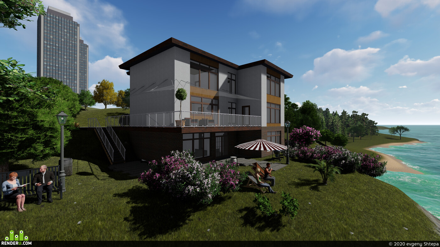 evgeny Shtepa. House in Sochi on the beach