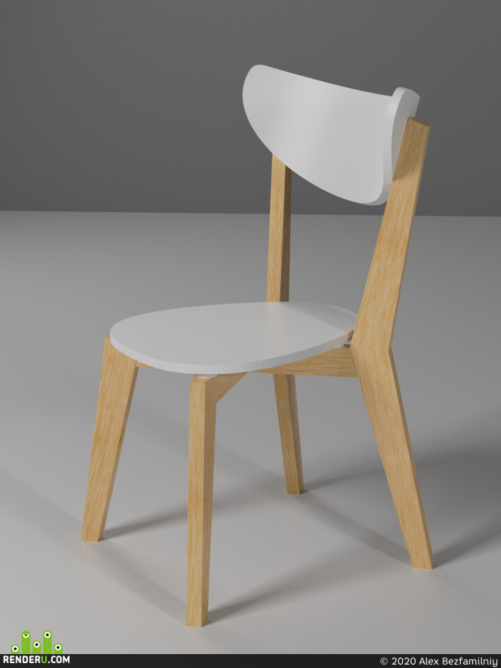 Alex Bezfamilniy. IKEA, Nordmira chair