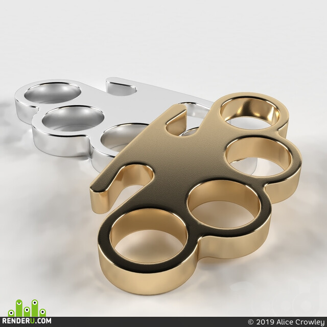 Alice Crowley. Brass knuckles
