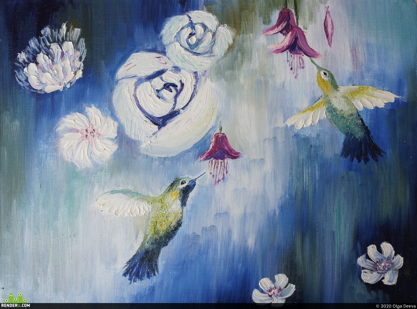Olga Deeva. Oil painting