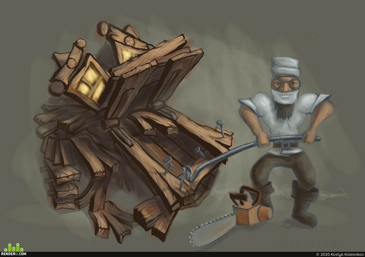 Kostyk Kolesnikov (Kostyk). dentist and outlandish beast