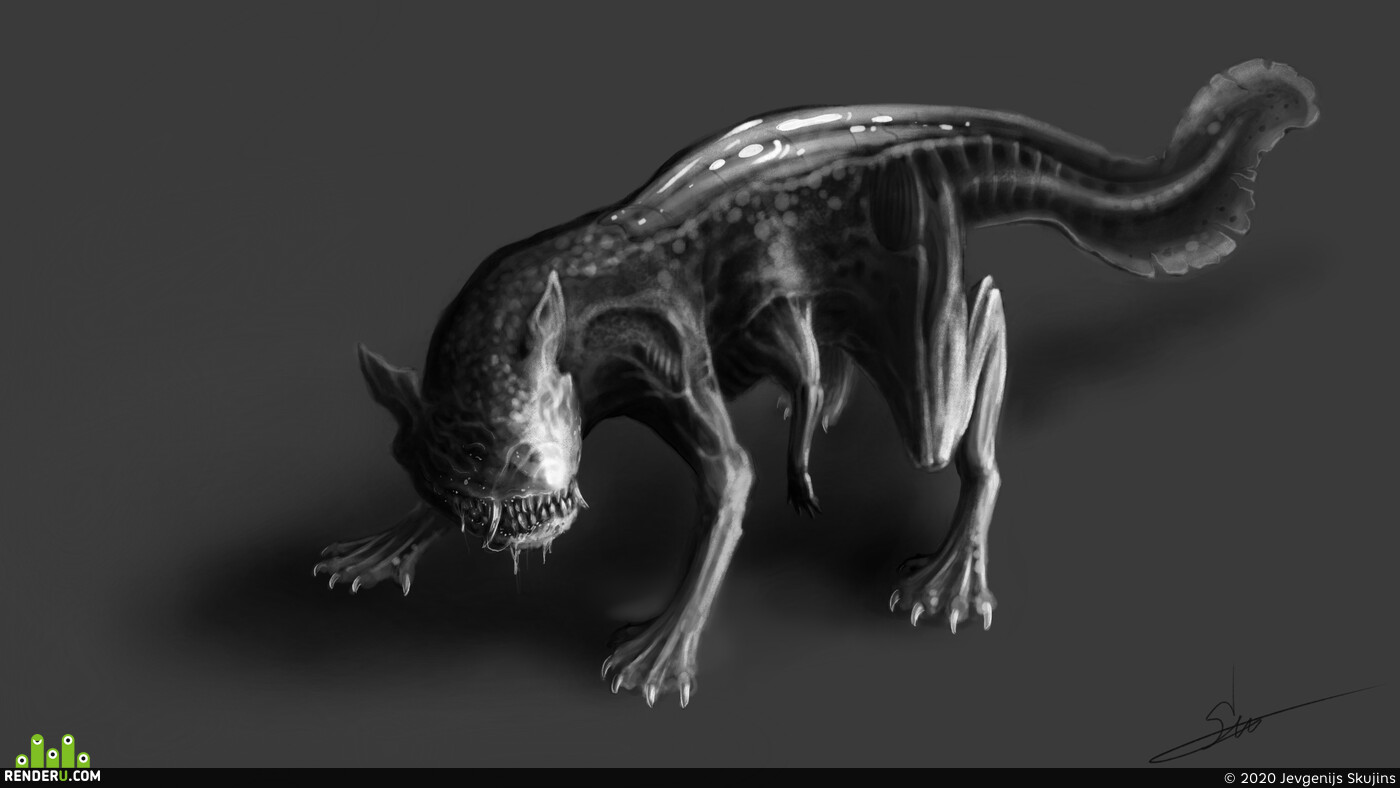 Jevgenijs Skujins. Biomechanical reptile