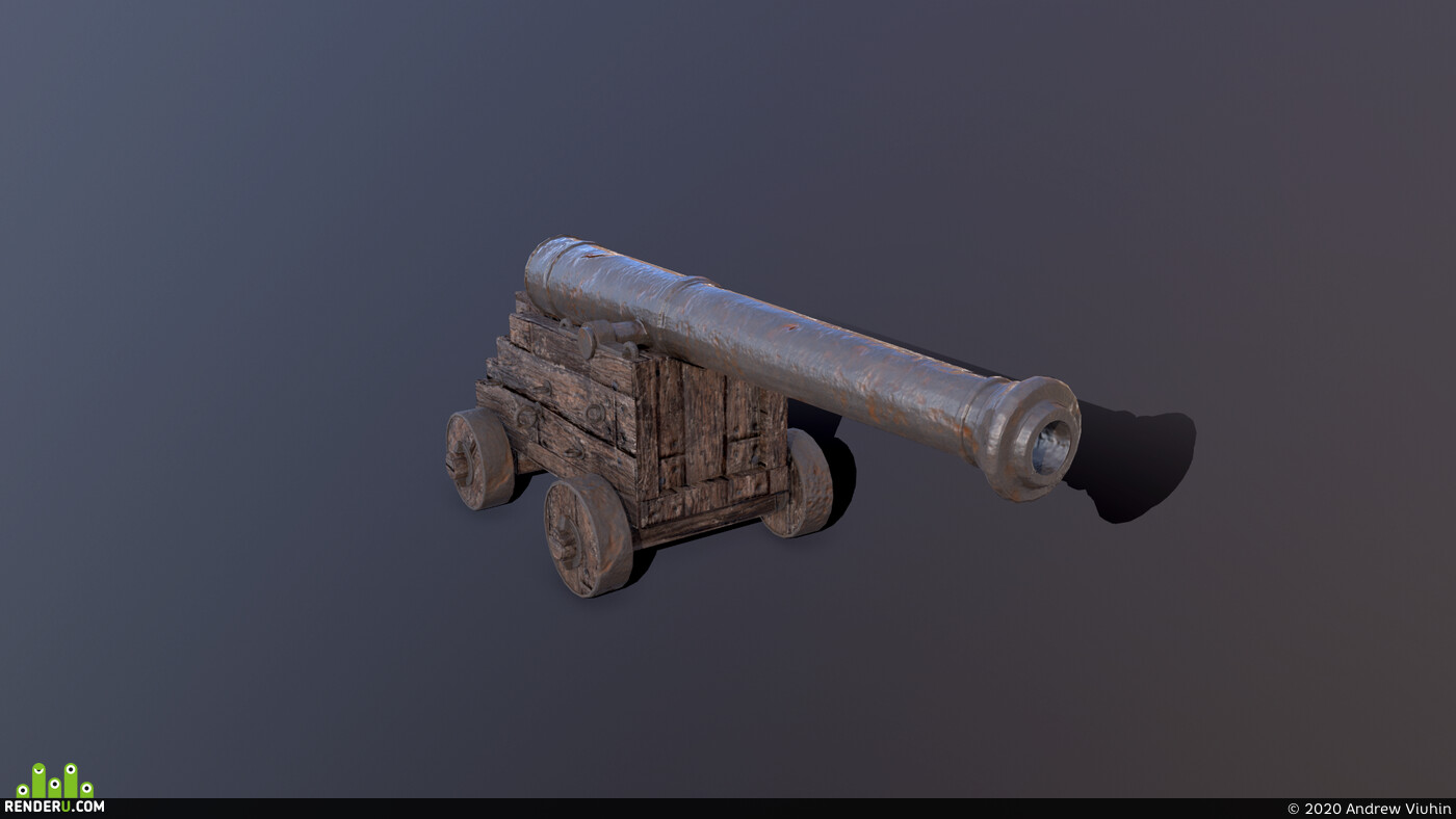 Andrew Viuhin. Medieval ship cannon