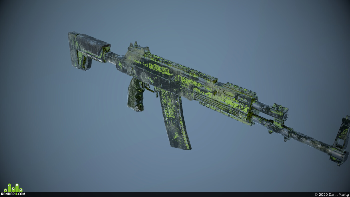 Danil Marty. ak-12 green meadow