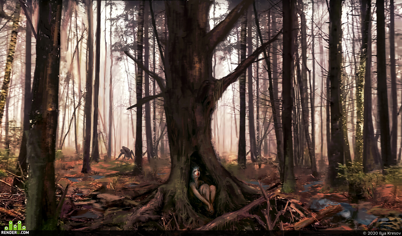 Ilya Kresov. Autumn forest
