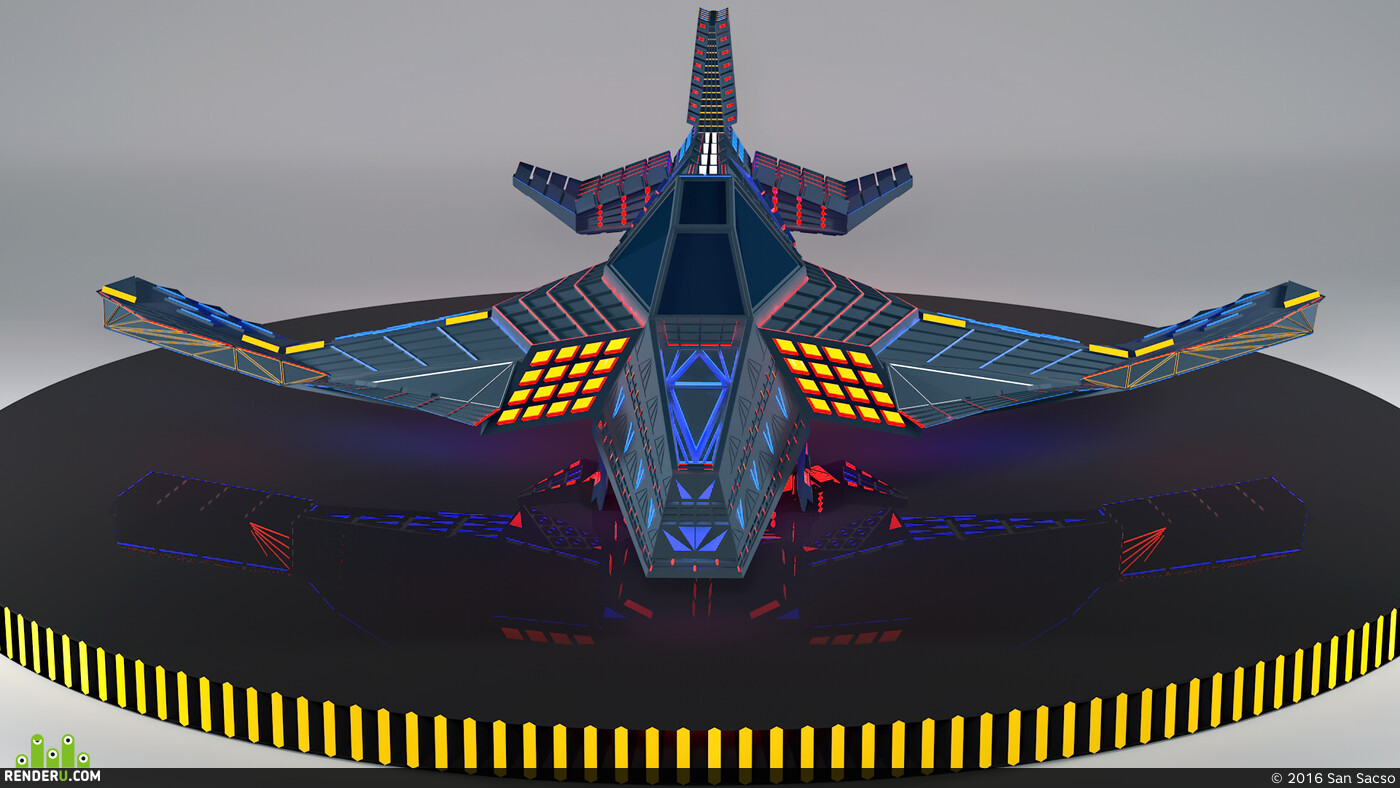 San Sacso. Spaceship