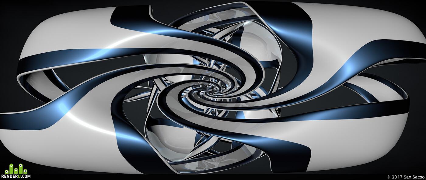 San Sacso. Abstraction in forms