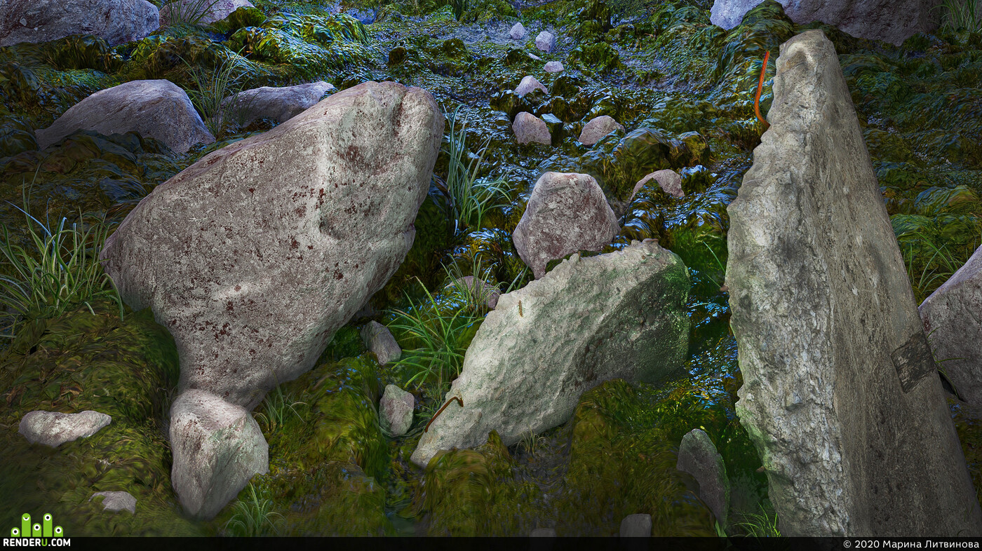 Марина Литвинова. Stones and conarete