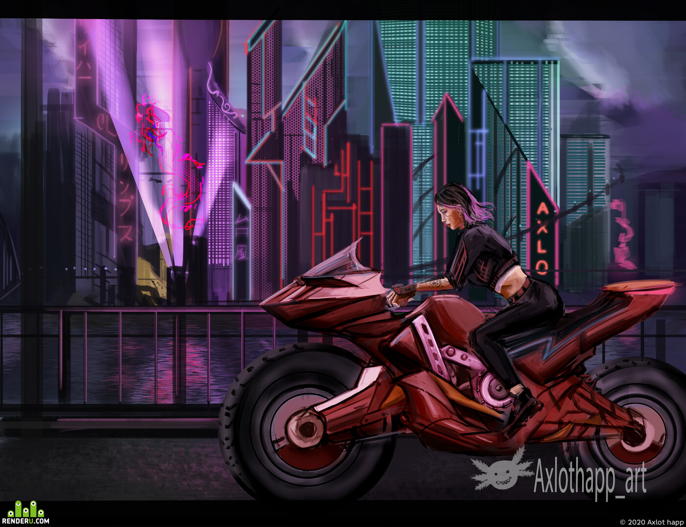 Axlot happ. Cyber city