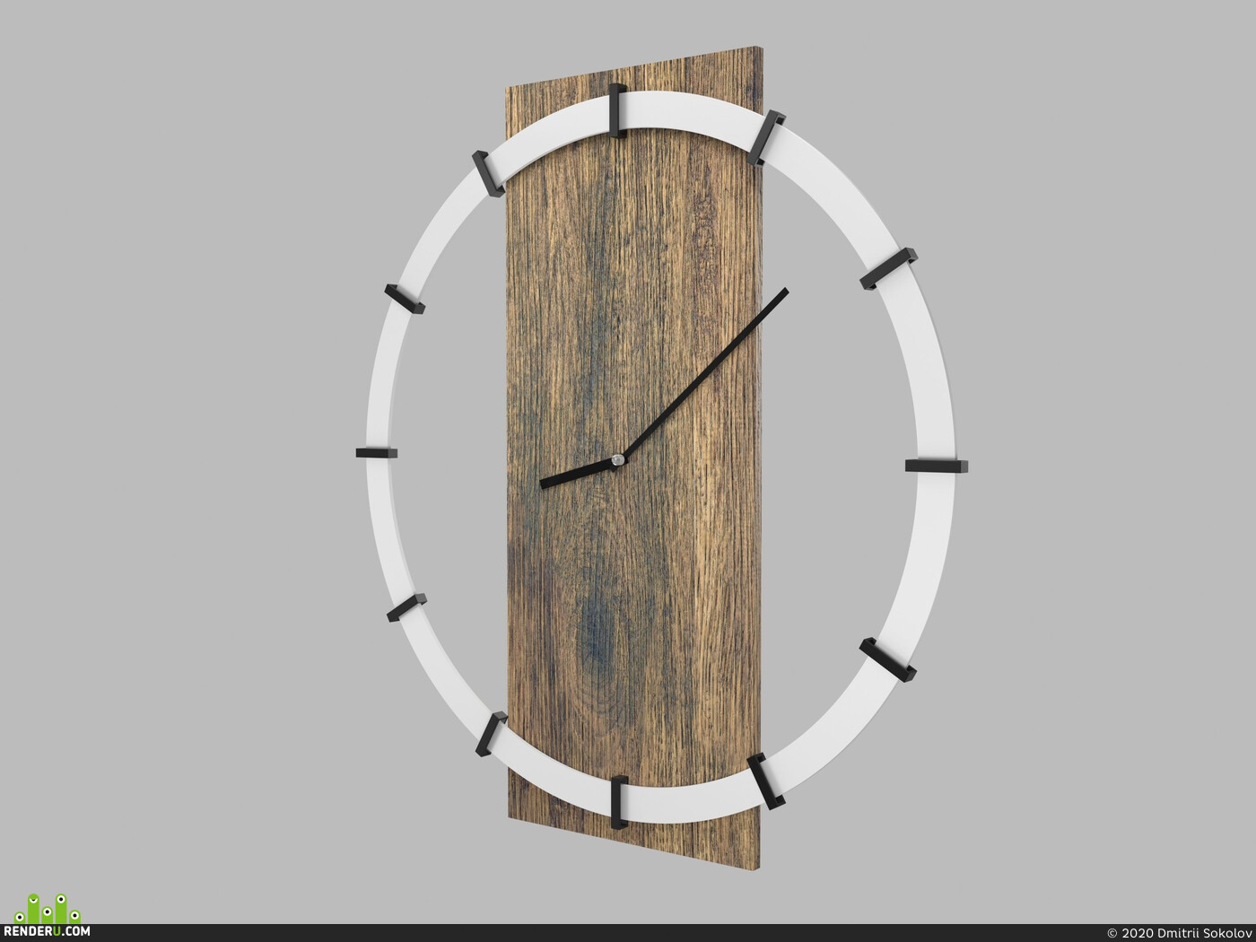 Dmitrii Sokolov. Clock loft style