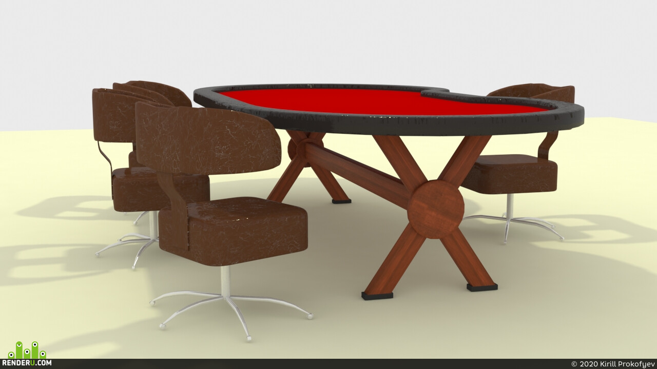 Kirill Prokofyev. Poker table