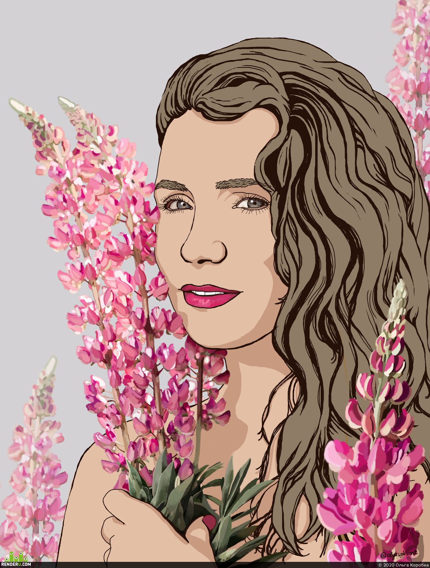 Ольга Коробка. Lupins