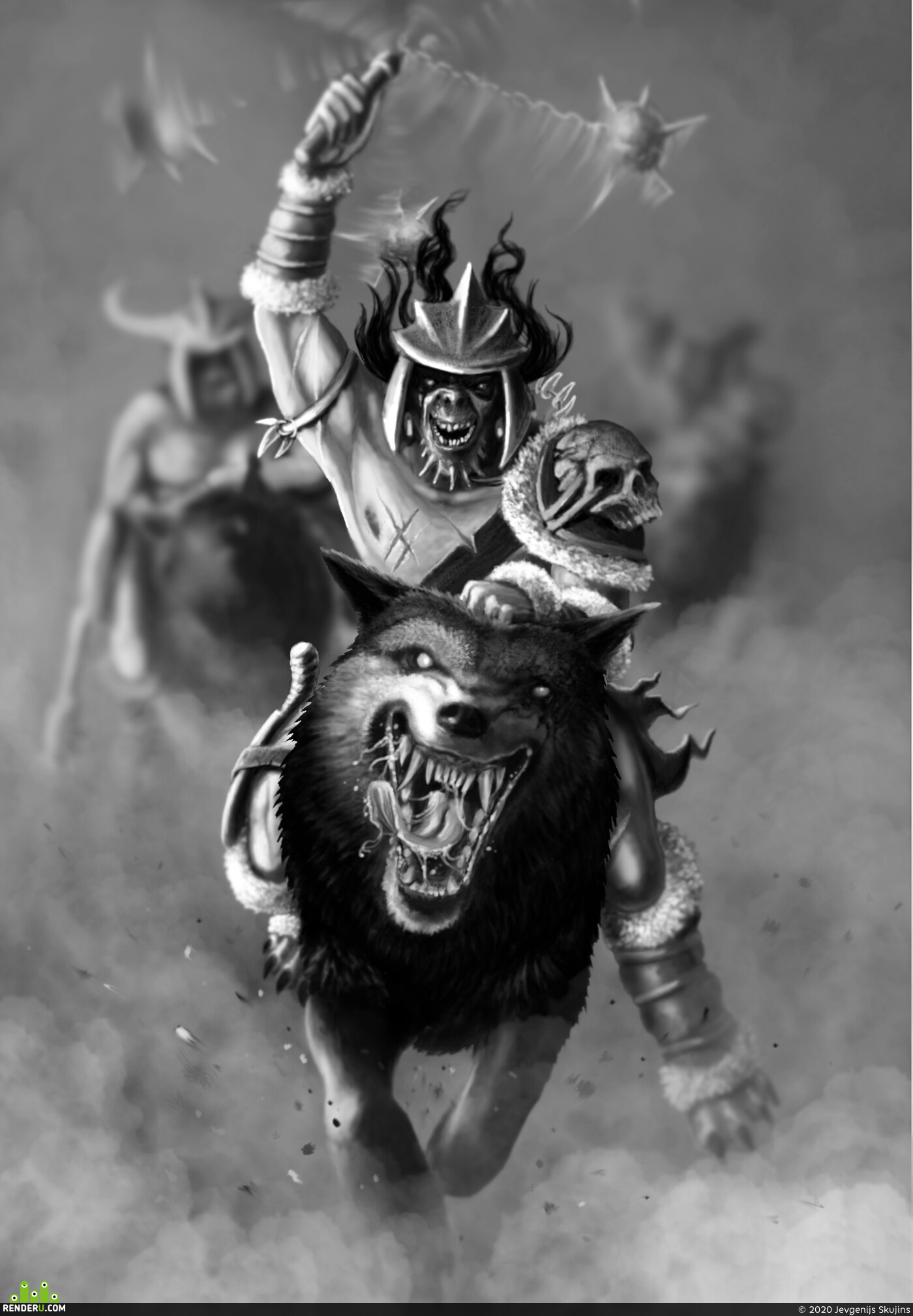 Jevgenijs Skujins. Wolf Rider