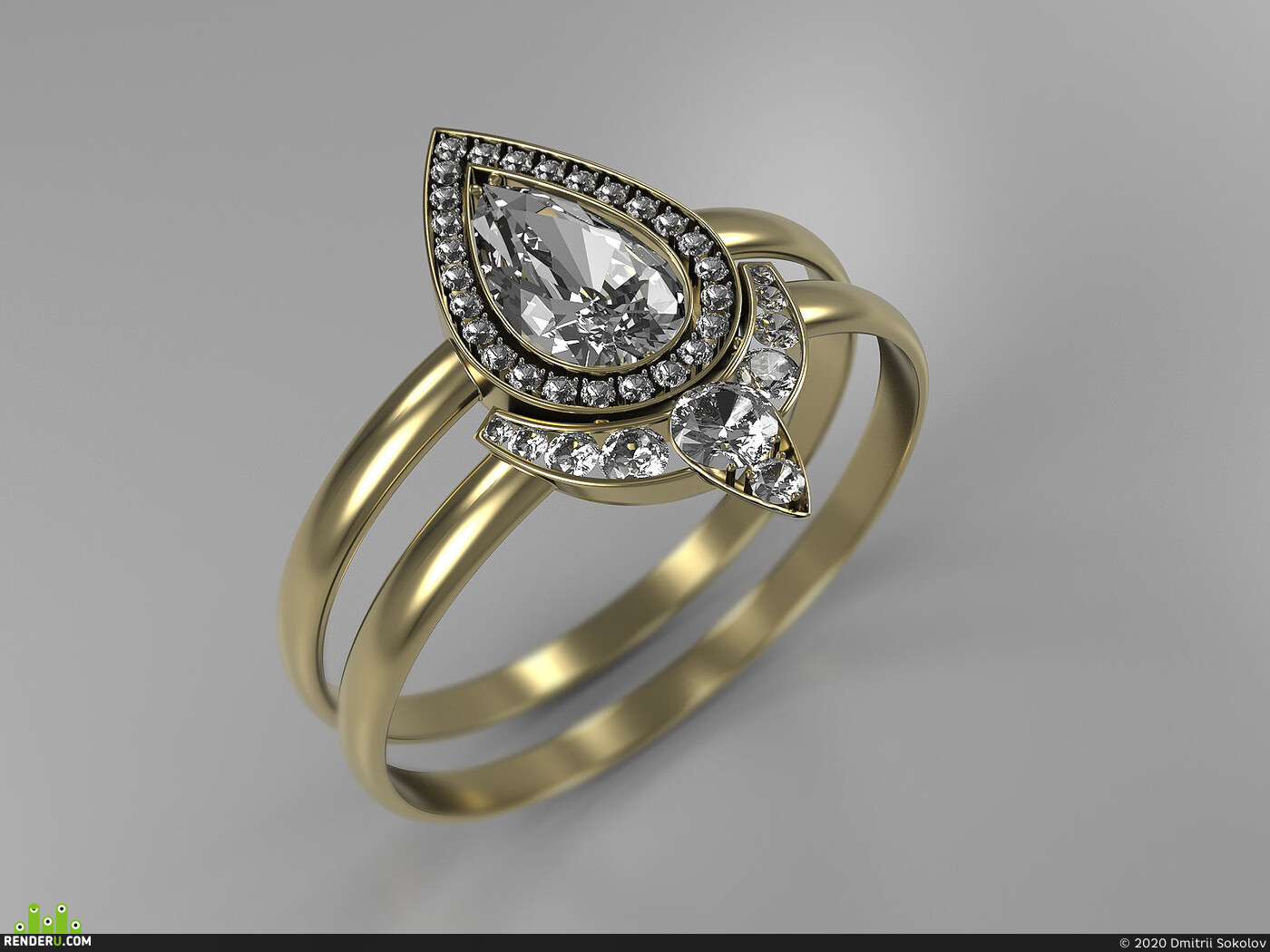 Dmitrii Sokolov. gold ring