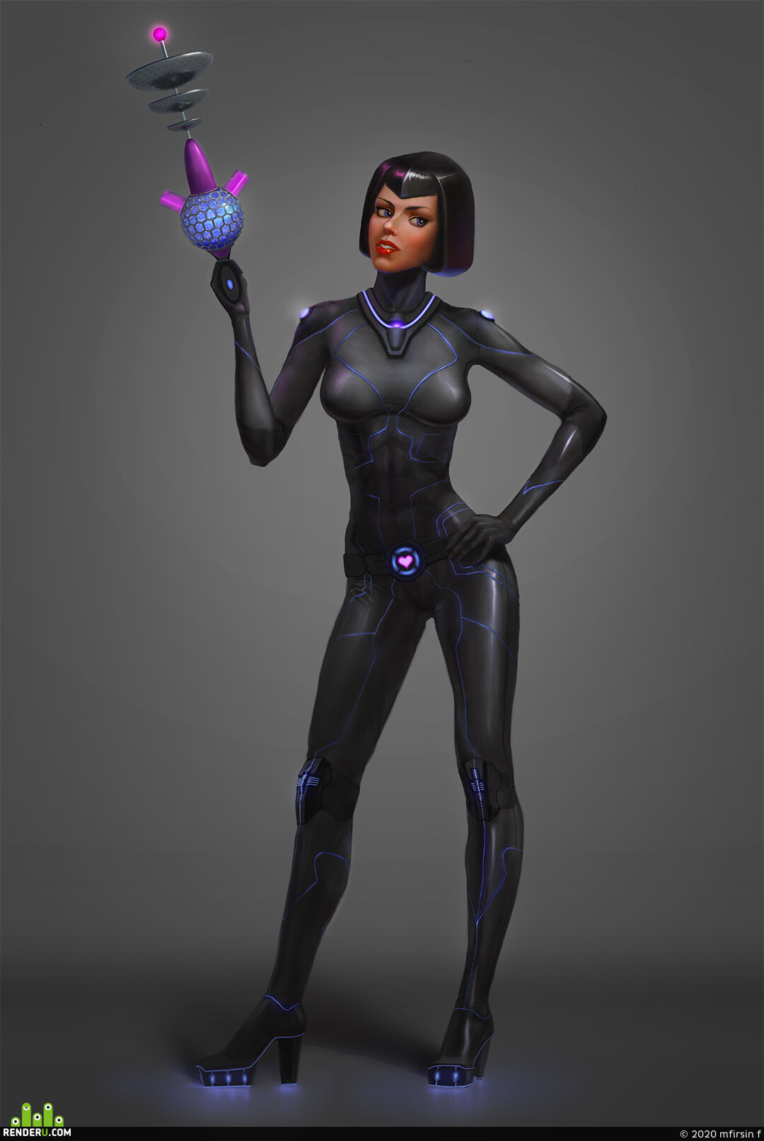 mfirsin f (Go-|Iart). Sci-fi Pin-up girl