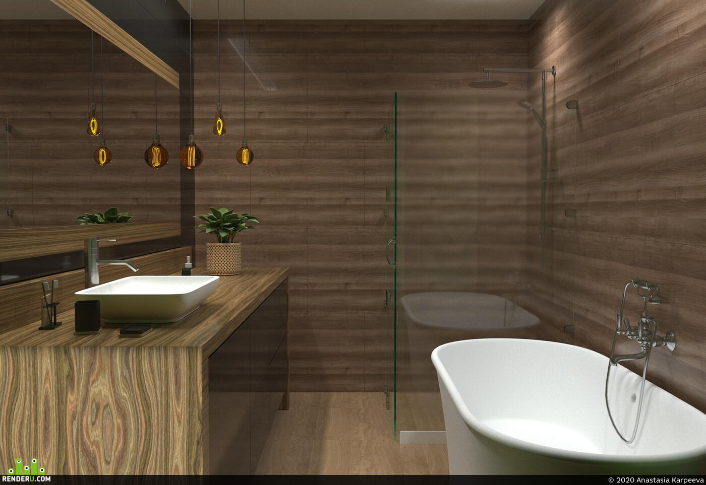 Anastasia Karpeeva. Bathroom
