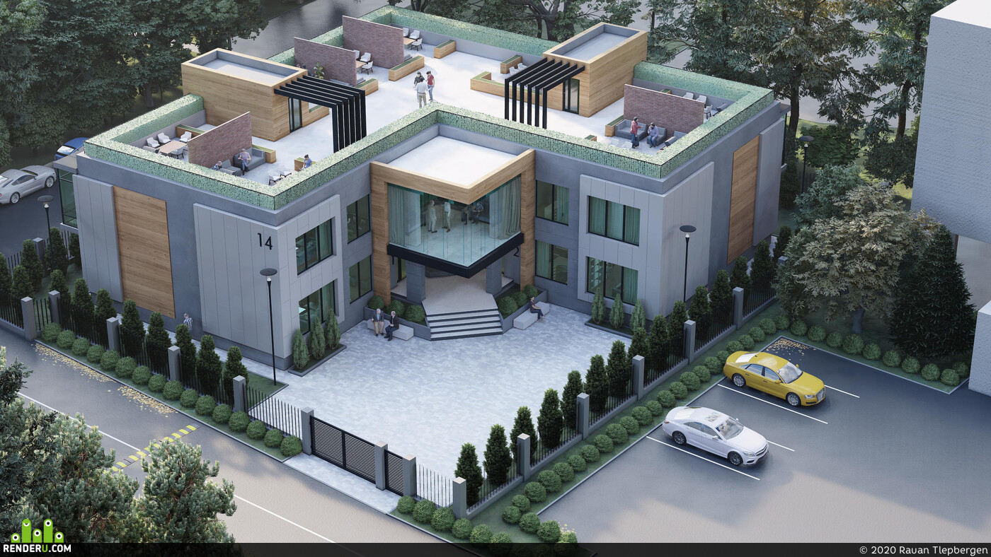 Rauan Tlepbergen (Fantik). Townhouse in Almaty