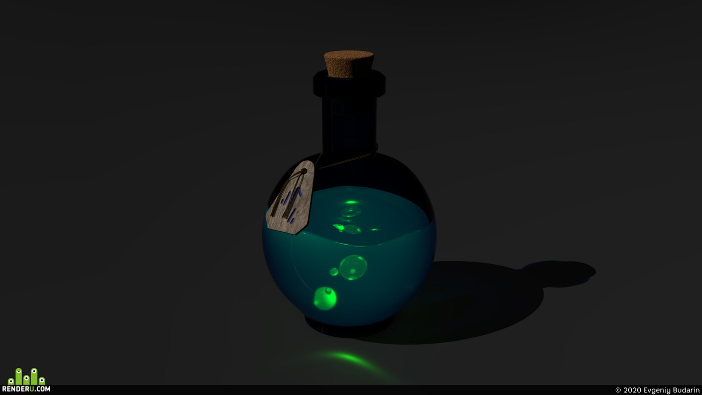 Evgeniy Budarin. Potion bottle
