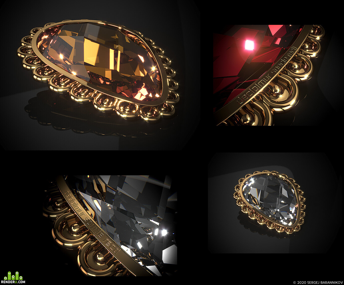 SERGEJ BARANNIKOV. Jewel Render