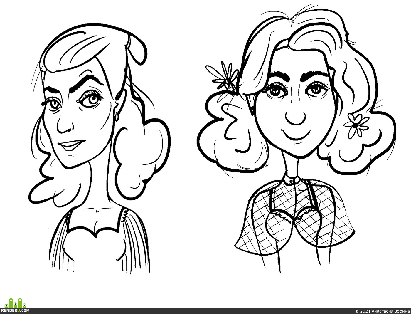 Анастасия Зорина. Characters sketch