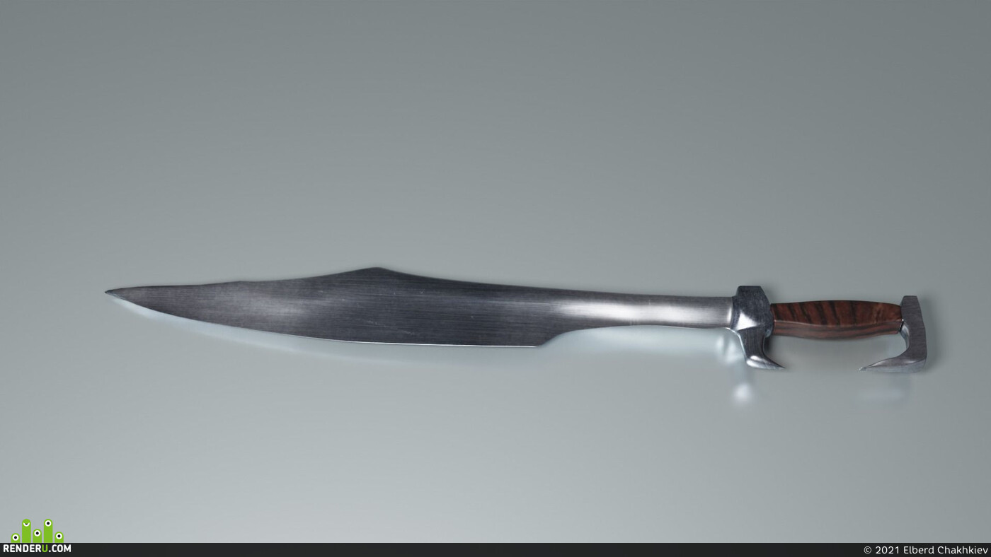 Elberd Chakhkiev. King Leonidas sword