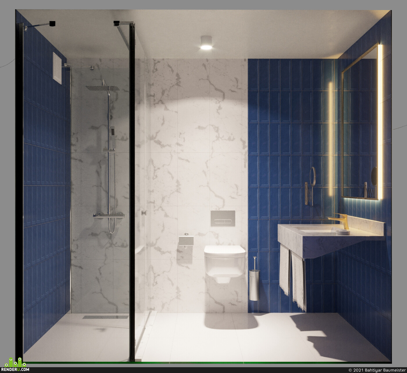 Bahtiyar Baumeister (Allanur). HOTEL ROOM BATHROOM