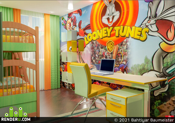 Bahtiyar Baumeister (Allanur). CHILDREN'S "BUGS BUNNY"