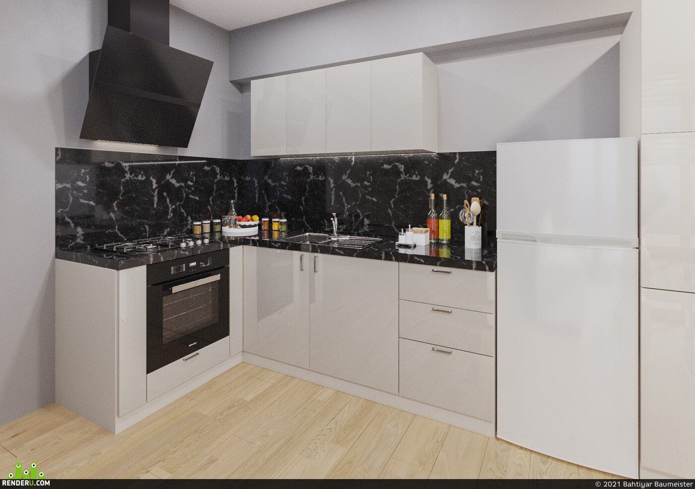 Bahtiyar Baumeister (Allanur). TWO-ROOM APARTMENT FOR STUDENTS: 2