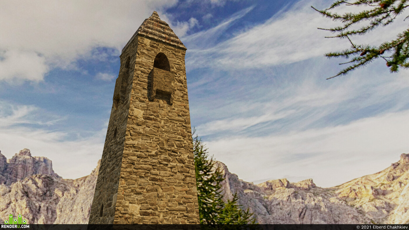 Elberd Chakhkiev. Battle tower/Vovnushka
